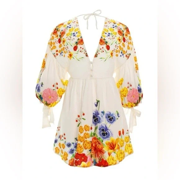 NWT Agua Bendita Alex Bouk Dress (113) - Picture 8 of 13